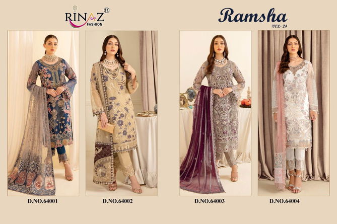 Rinaz Ramsha Vol 24 Wholesale Georgette Pakistani Suit Catalog